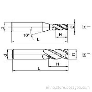 General Serial-ROUGHING & FINISHING END MILL (4F)